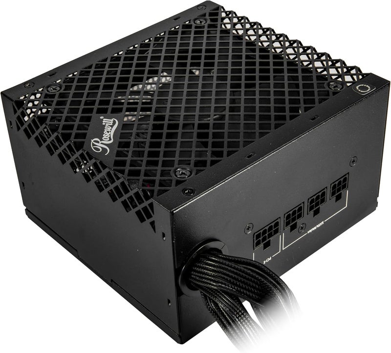 Rosewill VSB 750W 80+ Bronze, ATX 3.0 & 3.1 Compatible, Semi-Modular Power Supply, PCIe 5.1 12V-2x6 Connector, 105°C/221°F Japanese Capacitor, 120mm ICB Silent Fan - 5 Year Warranty - Image 4